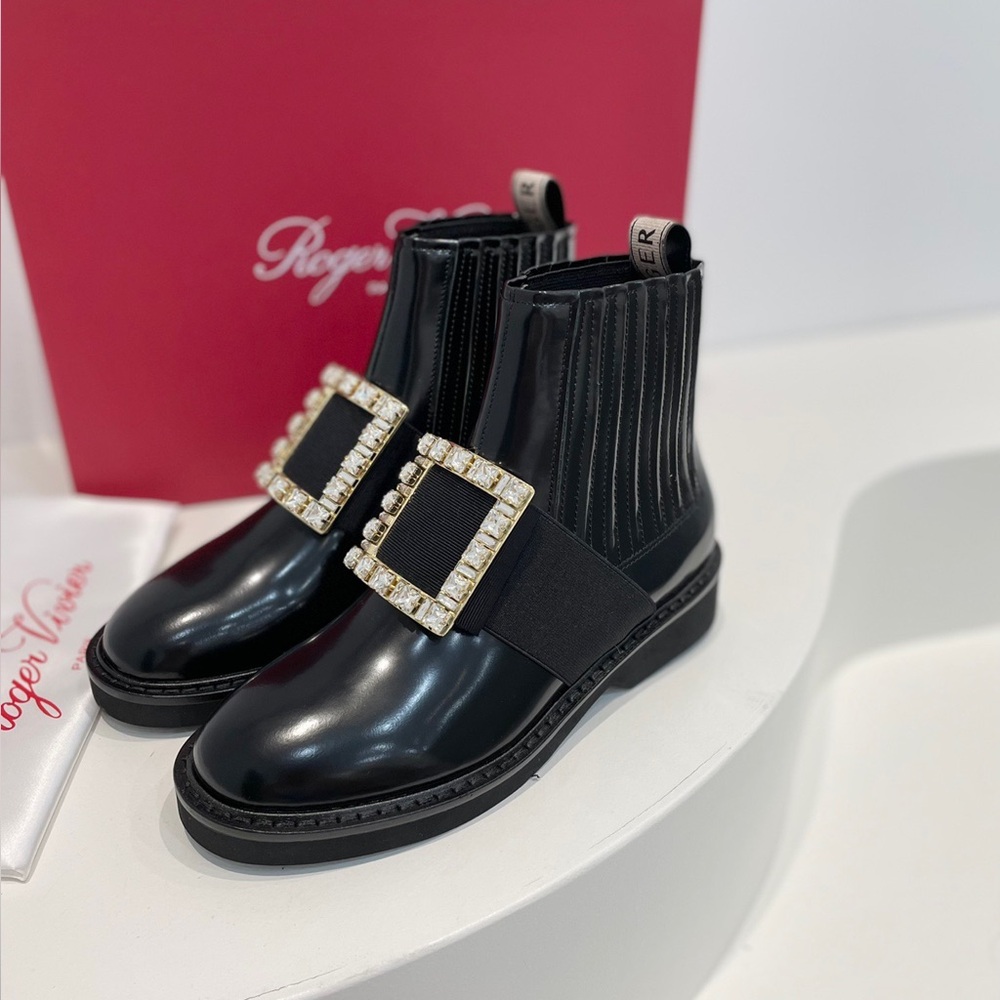 Roger Vivier Women’s Black Short Boots